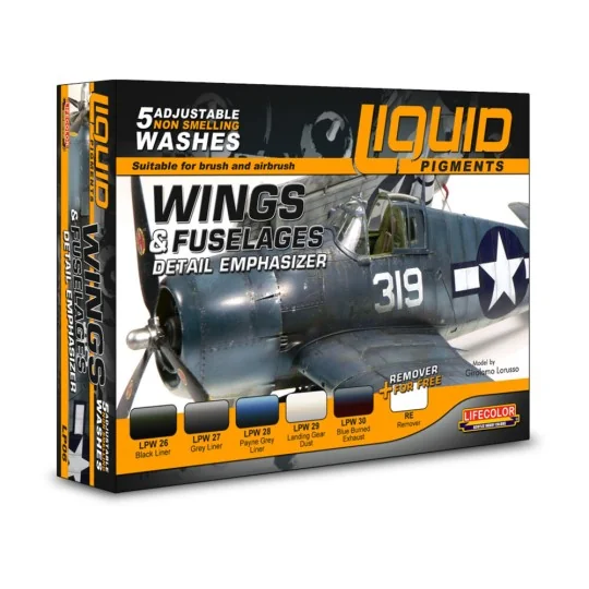 Liquid Pigments Wings & Fuselages Detail Emphasizer - Lifecolor LP06 Liquid Pigments Wings & Fuselages Detail Emphasizer - Lifecolor LP06
