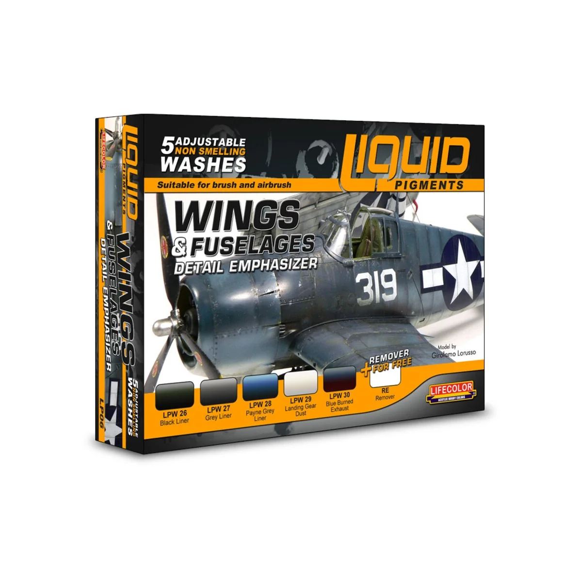 Liquid Pigments Wings & Fuselages Detail Emphasizer - Lifecolor LP06 Liquid Pigments Wings & Fuselages Detail Emphasizer - Lifecolor LP06