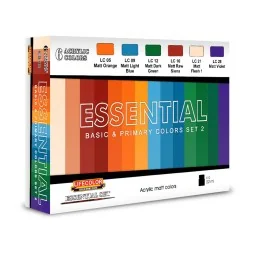 Essential Basic & Primary Colors Set 2 - Lifecolor ES02