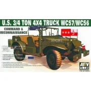 WC-57 4X4 DODGE COMMAND CAR, 1/35 - AFV-Club AF35S16 WC-57 4X4 DODGE COMMAND CAR, 1/35 - AFV-Club AF35S16