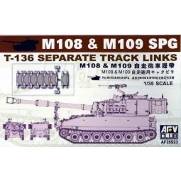 M109 SP GUN TRACKS - AFV-Club AF35S23