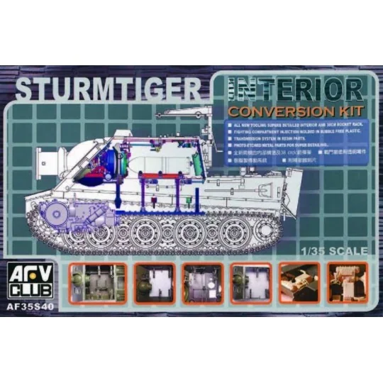 STURMTIGER INTERIOR SET - AFV-Club AF35S40