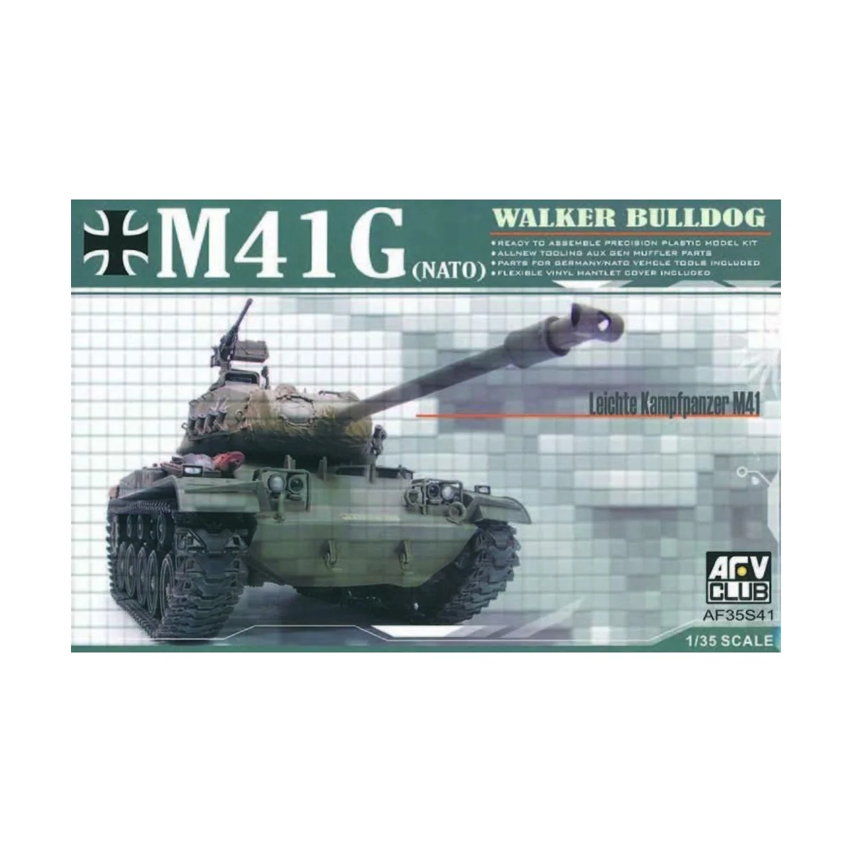 M41 Bundeswehr, 1/35 - AFV-Club AF35S41 M41 Bundeswehr, 1/35 - AFV-Club AF35S41