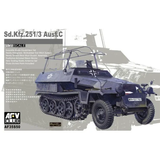 Sdkfz 251/3 Ausf C (limited serie), 1/35 - AFV-Club AF35S50