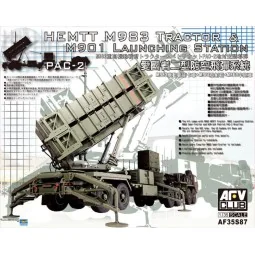 HEMIT M983 Tractor w/Patriot PAC-2 the plastic parts of injection f...