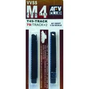 M4 T49 SHERMAN TRACKS (SOFT RUBBER) - AFV-Club AF35027