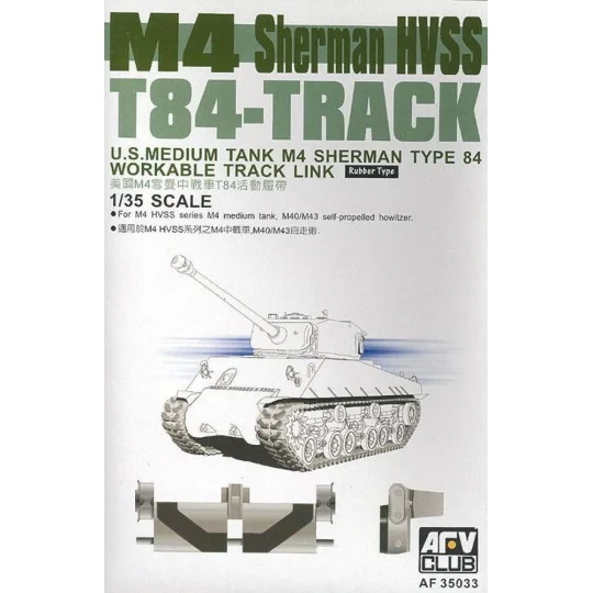 M4 Sherman HVSS T84-Track, 1/35 - AFV-Club AF35033