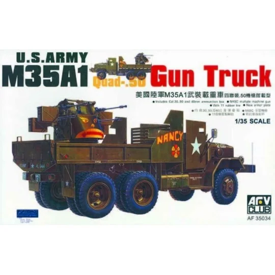 M35 GUN TRUCK VIETNAM, 1/35 - AFV-Club AF35034