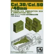 CAL.30/ CAL.50/ 40 mm AMMO BOXES, 1/35 - AFV-Club AF35035 CAL.30/ CAL.50/ 40 mm AMMO BOXES, 1/35 - AFV-Club AF35035