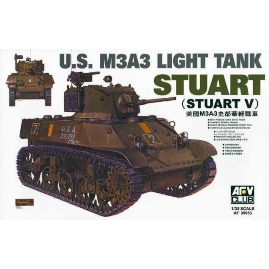 M3A3 STUART, 1/35 - AFV-Club AF35053