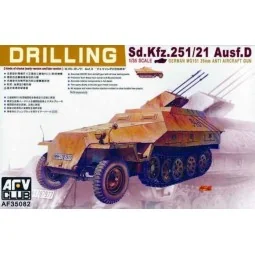 SDKFZ 251/21 DRILLING, 1/35 - AFV-Club AF35082