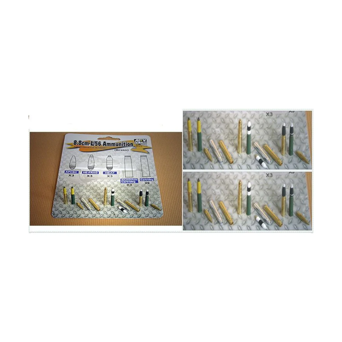 8,8 cm Kwk 43 TIGER II (BRASS) - AFV-Club AF35087