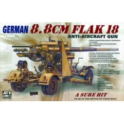 8, 8 cm FLAK 18, 1/35 - AFV-Club AF35088