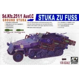 SDKFZ 251/1 AUSF C STUKA ZU FUSS - AFV-Club AF35091