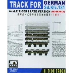 TRACKS TIGER I LATE (ARTICULATED), 1/35 - AFV-Club AF35093