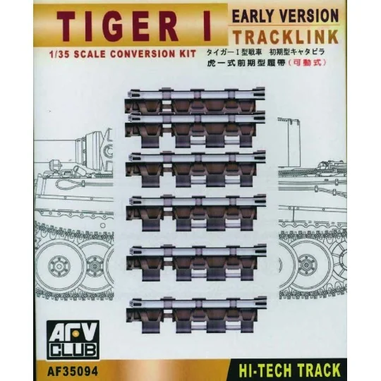TRACKS TIGER I EARLY (ARTICULATED) - AFV-Club AF35094