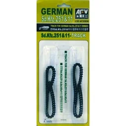 SDKFZ 251 & 11 TRACKS (SOFT RUBBER), 1/35 - AFV-Club AF35096