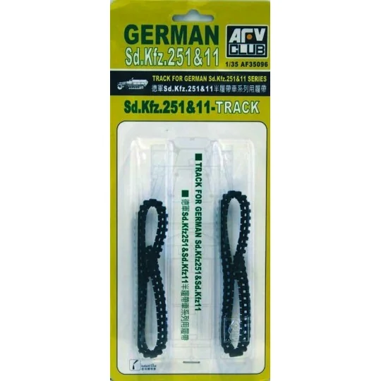 SDKFZ 251 & 11 TRACKS (SOFT RUBBER) - AFV-Club AF35096