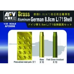 German 8, 8 cm L/71 SHELL, 1/35 - AFV-Club AF35098