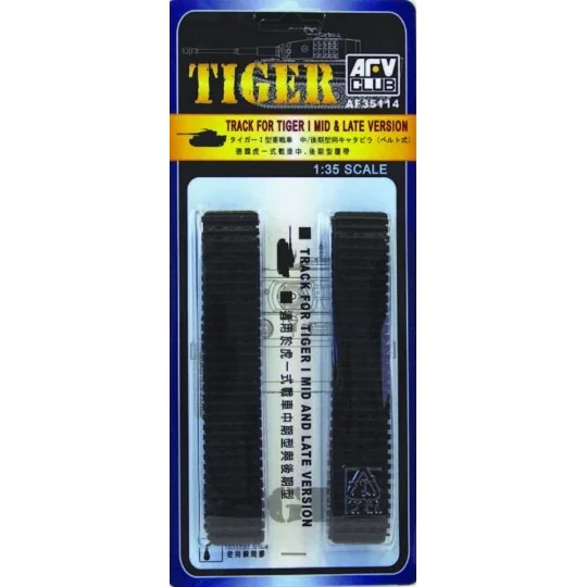 TIGER I TRACKS (SOFT RUBBER), 1/35 - AFV-Club AF35114 TIGER I TRACKS (SOFT RUBBER), 1/35 - AFV-Club AF35114