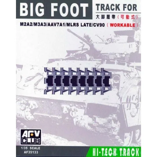 BIG FOOT TRACKS (BRADLEY/AAV7/MLRS), 1/35 - AFV-Club AF35133 BIG FOOT TRACKS (BRADLEY/AAV7/MLRS), 1/35 - AFV-Club AF35133