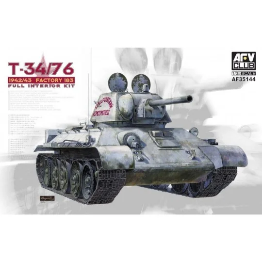 T34/76 Mod. 1942/43 No.183 (Full Int.) - AFV-Club AF35144