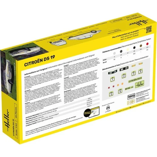 STARTER KIT Citroen DS 19 - Heller 56162