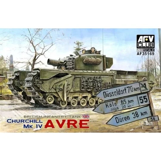 Churchill MK IV AVRE (w/vinyl & work.tr. - AFV-Club AF35169