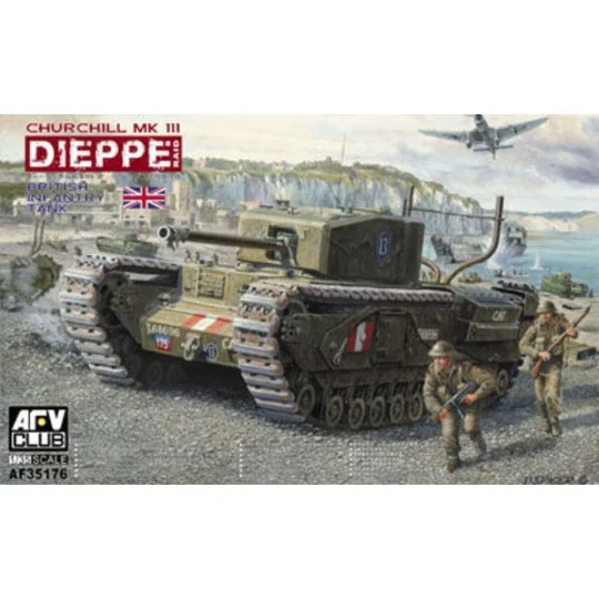 Churchill Mk.3 (Dieppie)Includ. Workable, 1/35 - AFV-Club AF35176 Churchill Mk.3 (Dieppie)Includ. Workable, 1/35 - AFV-Club AF35176