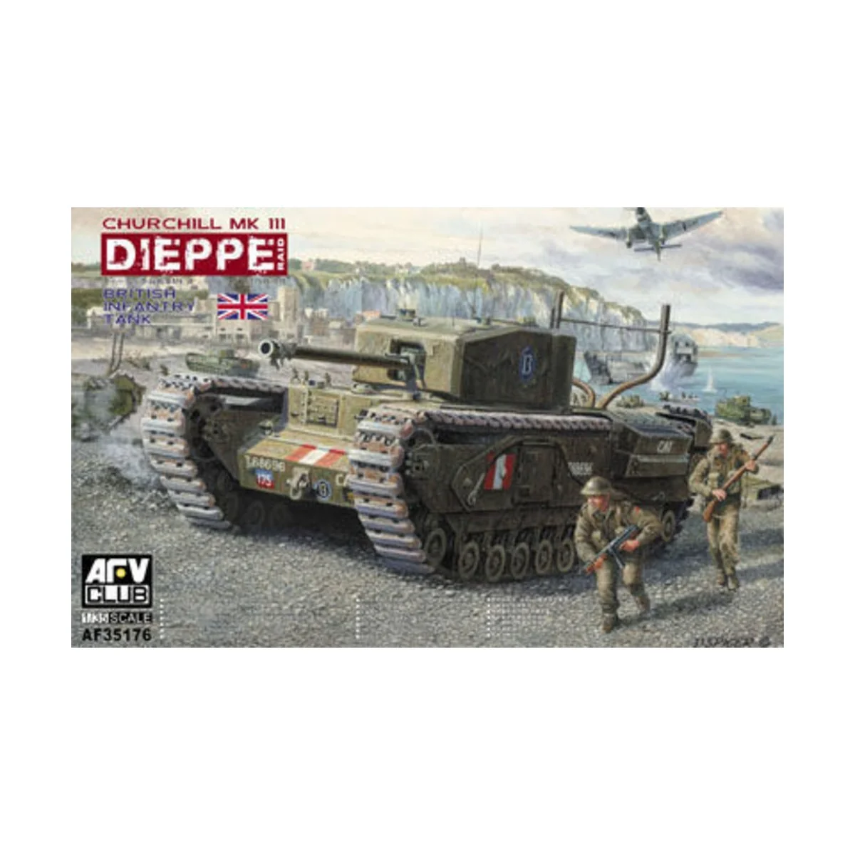 Churchill Mk.3 (Dieppie)Includ. Workable, 1/35 - AFV-Club AF35176 Churchill Mk.3 (Dieppie)Includ. Workable, 1/35 - AFV-Club AF35176