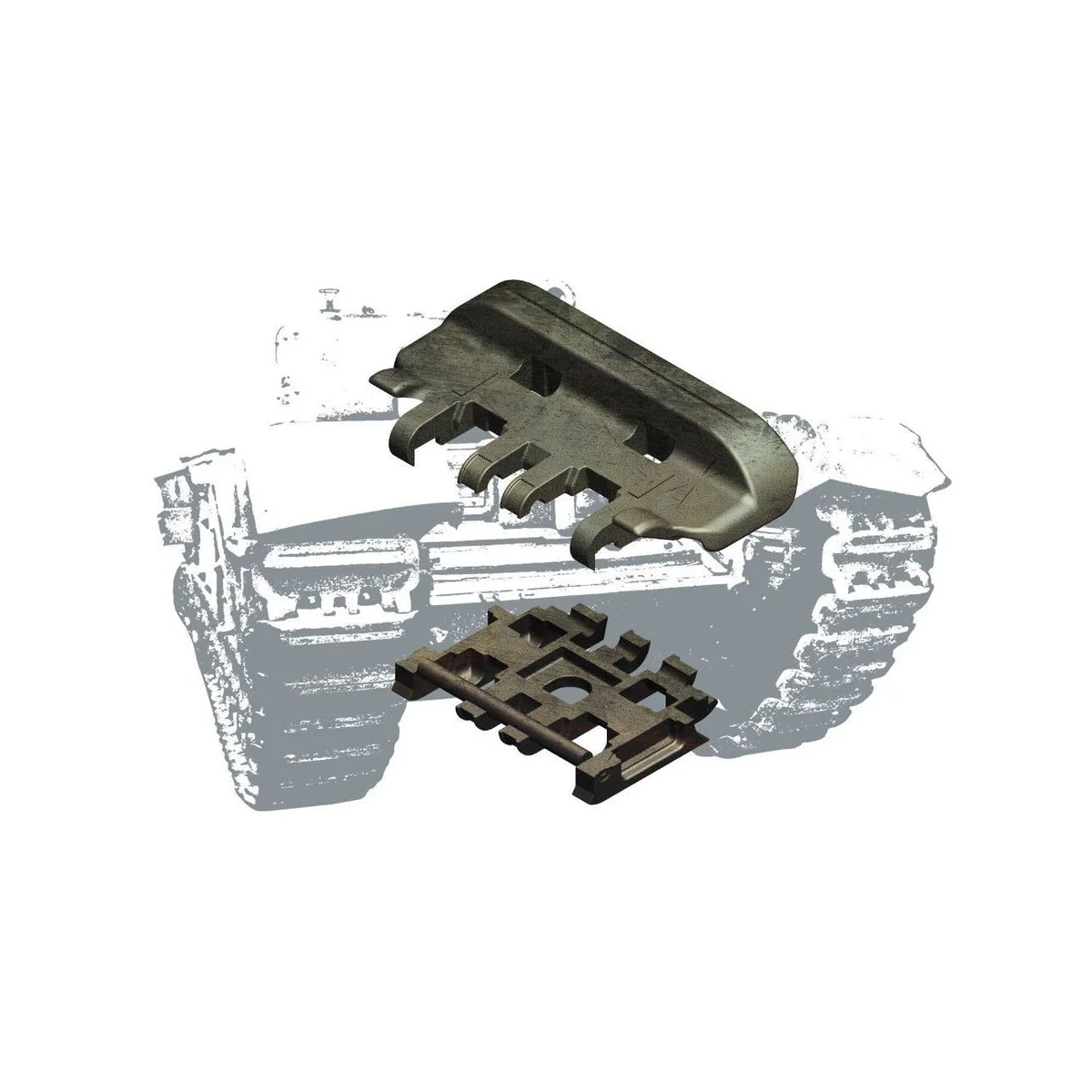 B.T.S.3 Heavy Built-up workable tracks, 1/35 - AFV-Club AF35183