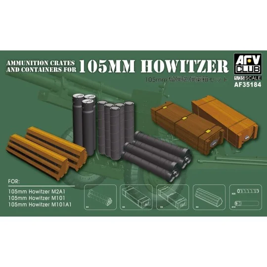 Ammunition crates and containers - AFV-Club AF35184