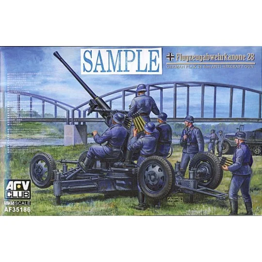 40mm Flak 28 Bofors ww II German, 1/35 - AFV-Club AF35186 40mm Flak 28 Bofors ww II German, 1/35 - AFV-Club AF35186