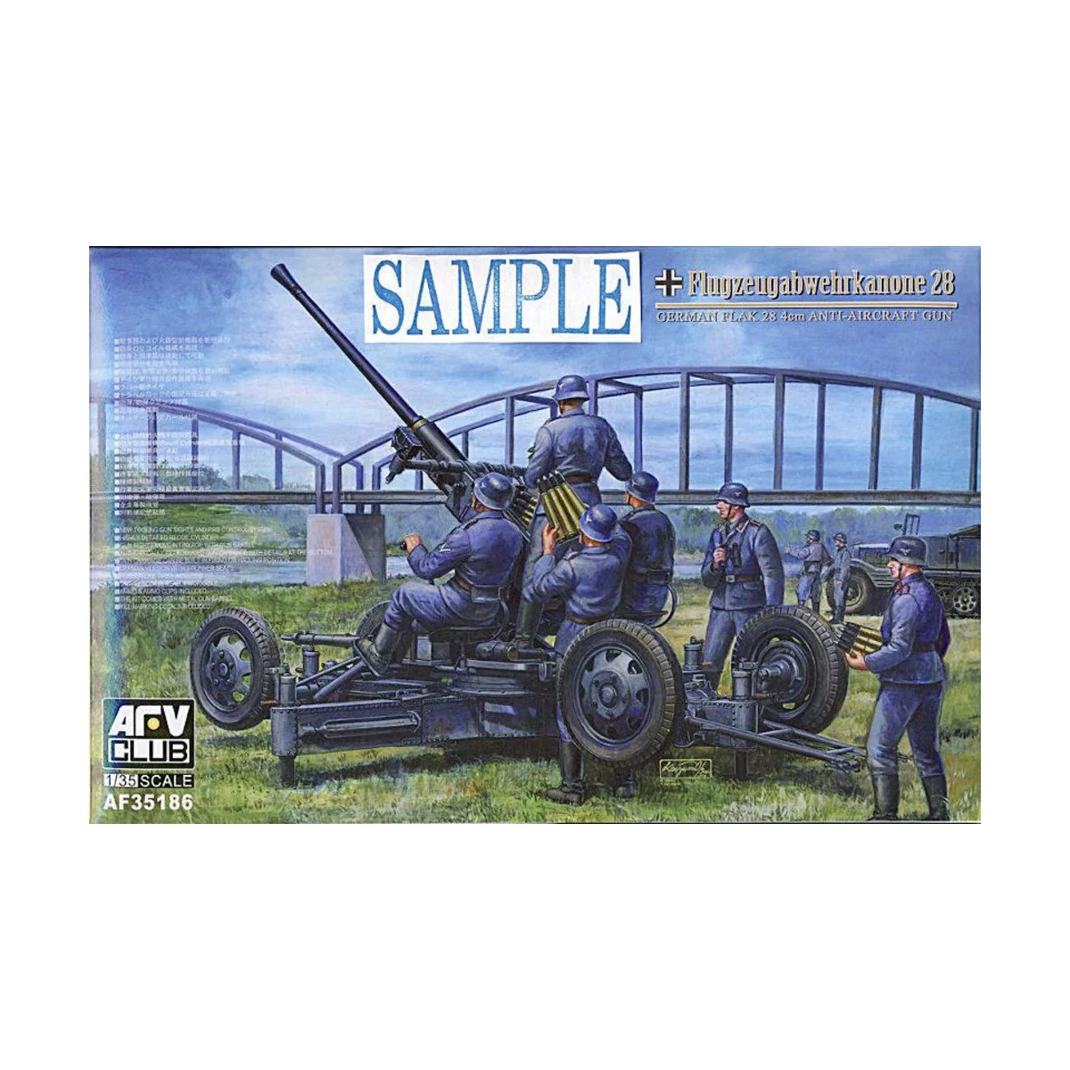 40mm Flak 28 Bofors ww II German, 1/35 - AFV-Club AF35186 40mm Flak 28 Bofors ww II German, 1/35 - AFV-Club AF35186