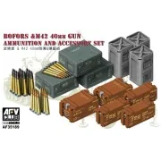 Bofors&M42 40mm Gun AMMO&Accessories Set, 1/35 - AFV-Club AF35189