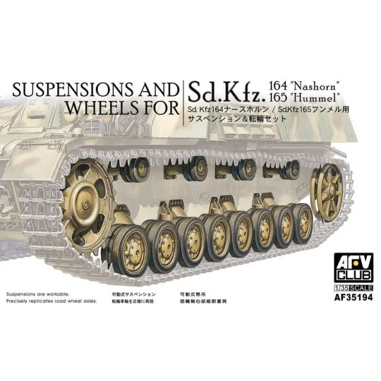 Wheels & suspensions for Panzer IV - AFV-Club AF35194