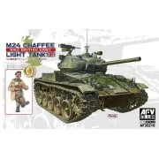 M24 Chaffee tank WW 2 British Army versi - AFV-Club AF35210