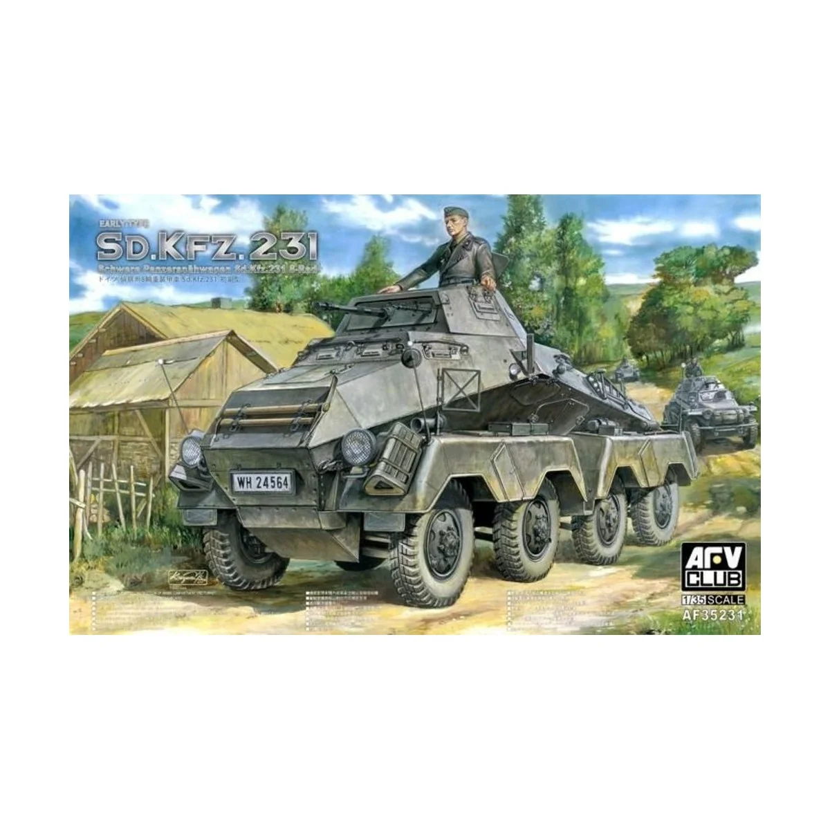 Sd. Kfz. 231 early type - AFV-Club AF35231