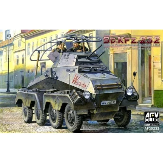 SD.KFZ.232 Schwere Panzerspähwagen 8 Rad - AFV-Club AF35232
