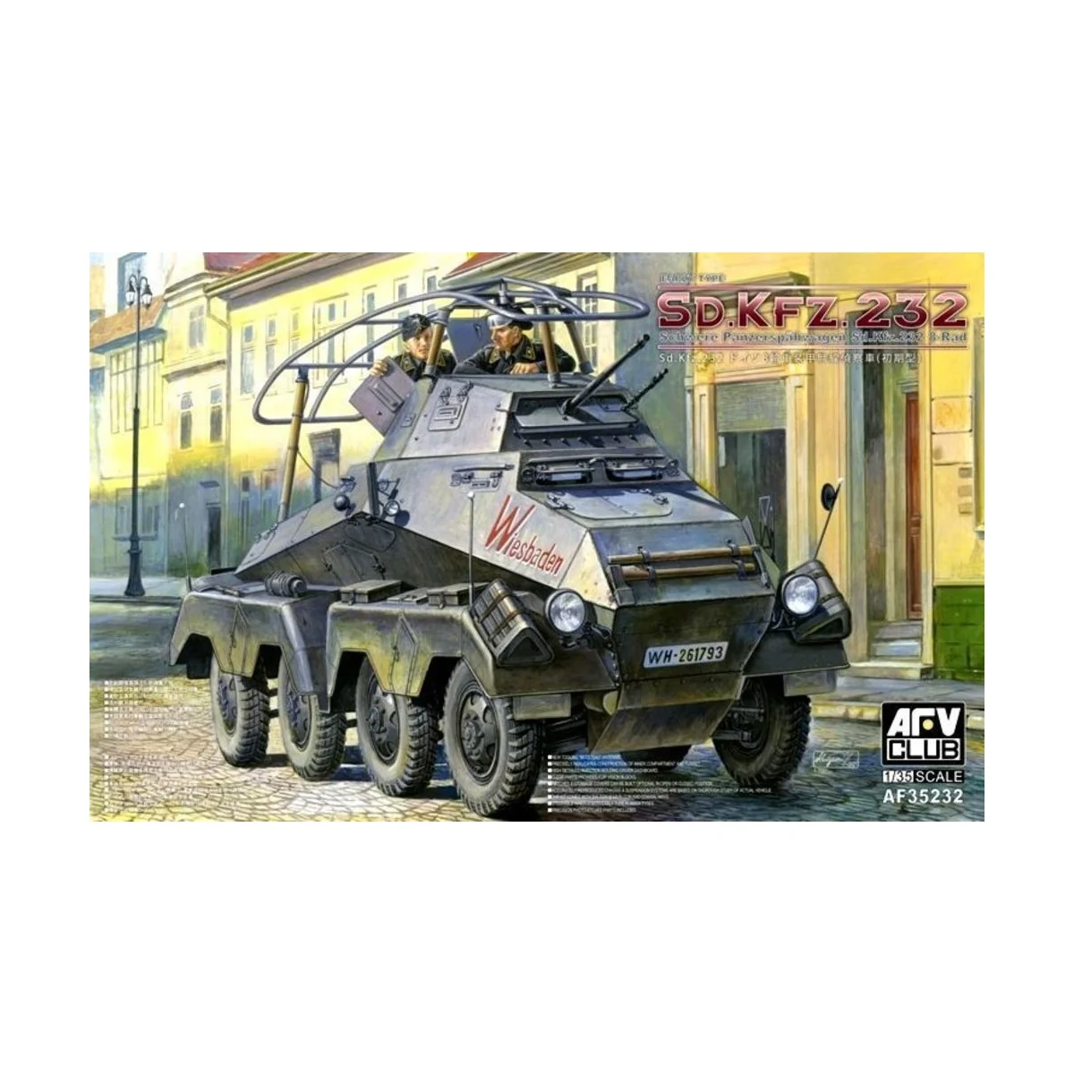 SD.KFZ.232 Schwere Panzerspähwagen 8 Rad, 1/35 - AFV-Club AF35232 SD.KFZ.232 Schwere Panzerspähwagen 8 Rad, 1/35 - AFV-Club AF35232