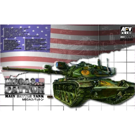 M60A3 TTS Patton Main Battle Tank - AFV-Club AF35249