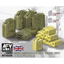 WWII British fuel tank set, 1/35 - AFV-Club AF35258