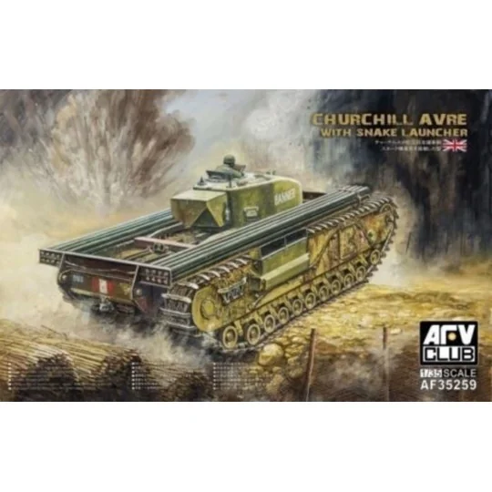 Churchill avre with snake launcher, 1/35 - AFV-Club AF35259