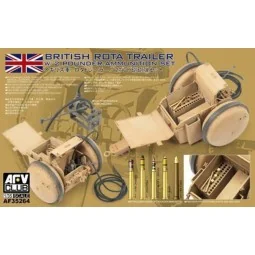 WW2 British Rota trailer W/2 Pounder Amm, 1/35 - AFV-Club AF35264