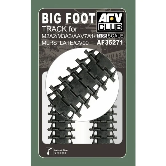 M2A2/AAV7/CV "BIG FOOT" Track, 1/35 - AFV-Club AF35271 M2A2/AAV7/CV "BIG FOOT" Track, 1/35 - AFV-Club AF35271