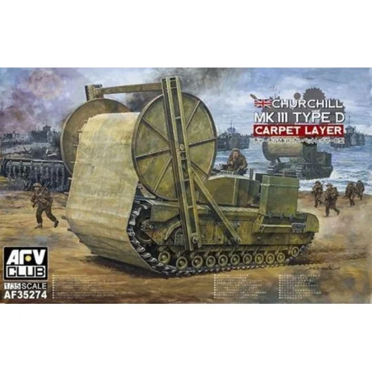 Churchill Carpet Layer (Type D) Mark II, 1/35 - AFV-Club AF35274 Churchill Carpet Layer (Type D) Mark II, 1/35 - AFV-Club AF35274