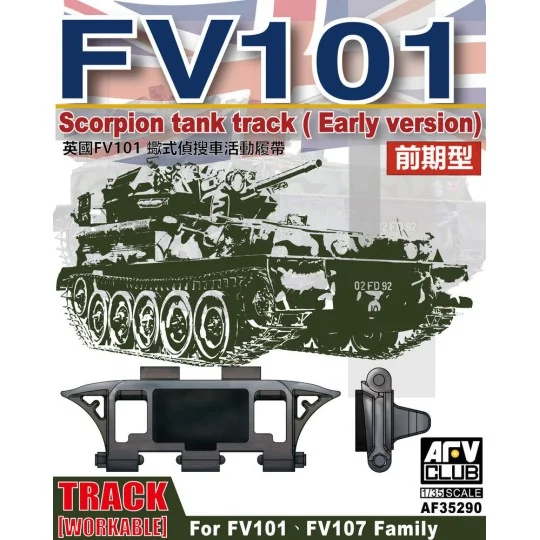 Scorpion/scimitar CVR Family Workable tr track (early type), 1/35 -... Scorpion/scimitar CVR Family Workable tr track (early type), 1/35 -...