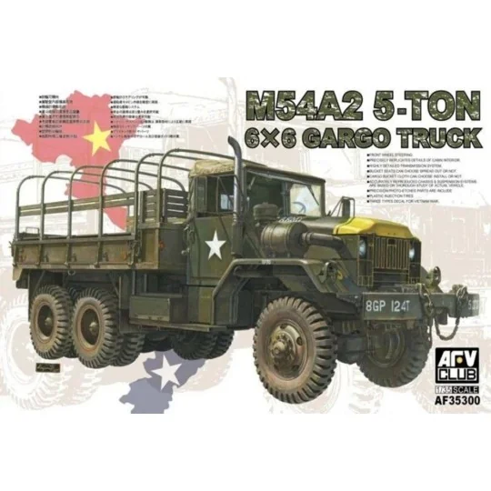 M54A2 5-Ton 6x6 Cargo Truck, 1/35 - AFV-Club AF35300 M54A2 5-Ton 6x6 Cargo Truck, 1/35 - AFV-Club AF35300