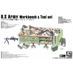 U.S. Army Workbench & Tool Set - AFV-Club AF35302
