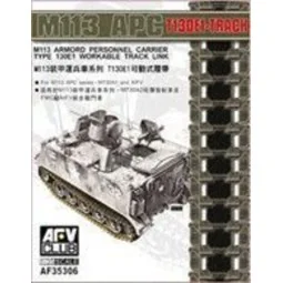 M113 APC T130E1 Workable Track Link, 1/35 - AFV-Club AF35306